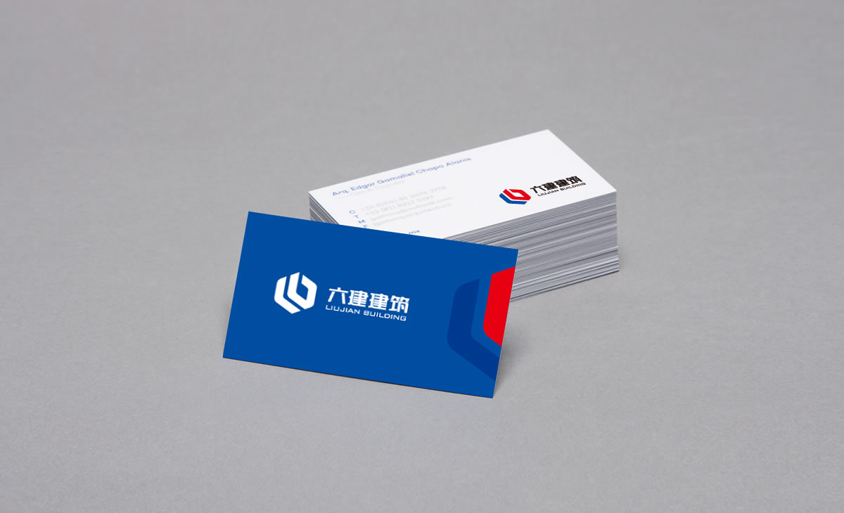 六建建筑品牌形象設計，六建建筑標志設計_全力設計
