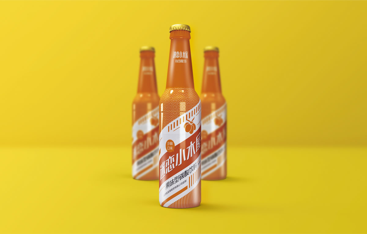 迷戀小木屋品牌包裝設(shè)計,品牌形象設(shè)計,瓶貼設(shè)計_全力設(shè)計