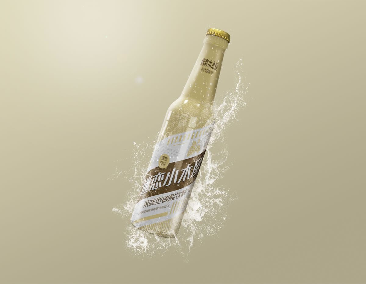 迷戀小木屋品牌包裝設(shè)計,品牌形象設(shè)計,瓶貼設(shè)計_全力設(shè)計