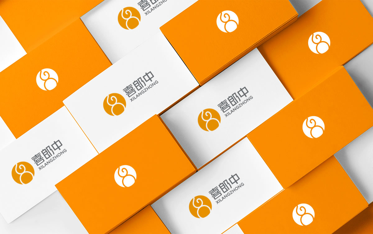 喜郎中品牌標志設計,品牌LOGO設計,品牌商標設計_全力設計