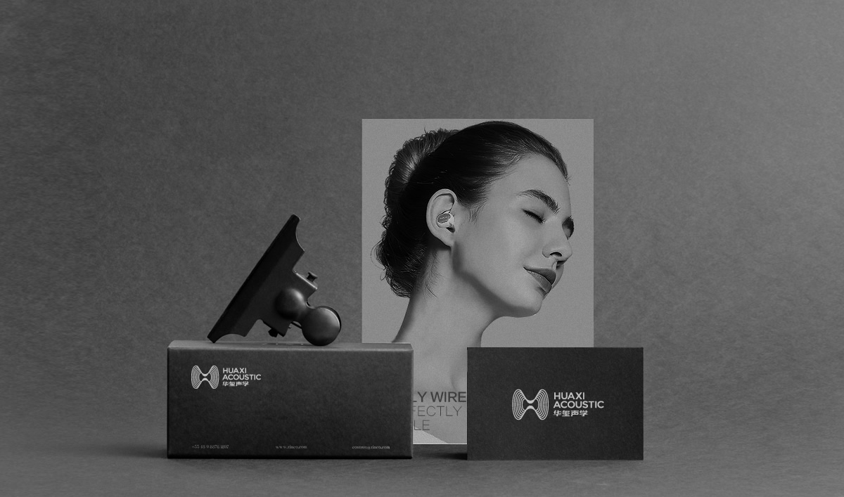 華璽聲學(xué)品牌形象設(shè)計,華璽聲學(xué)標志設(shè)計,華璽聲學(xué)LOGO設(shè)計