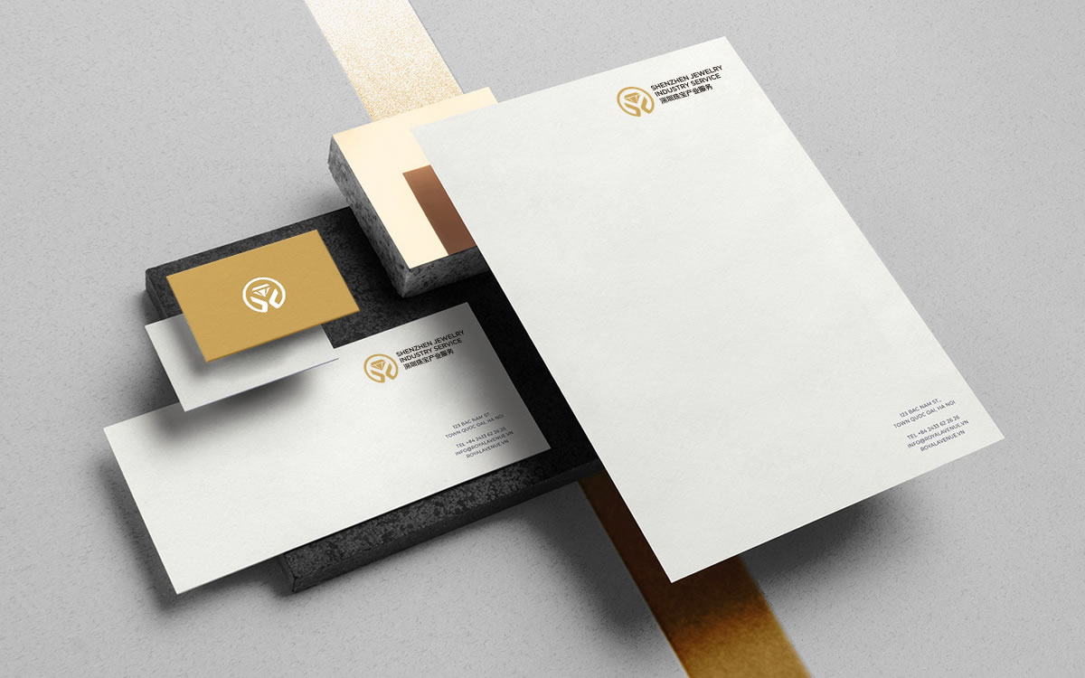 深圳珠寶產(chǎn)業(yè)服務(wù)品牌形象設(shè)計/標志設(shè)計