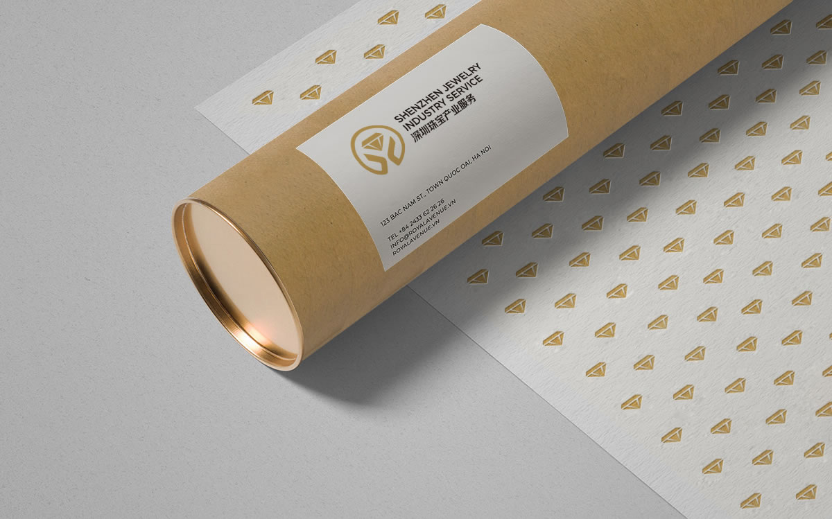 深圳珠寶產(chǎn)業(yè)服務(wù)品牌形象設(shè)計/標志設(shè)計